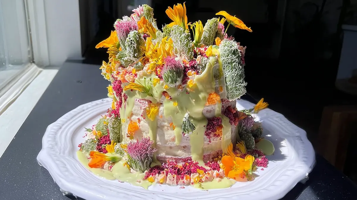Chaos cakes maximalist vegan decor