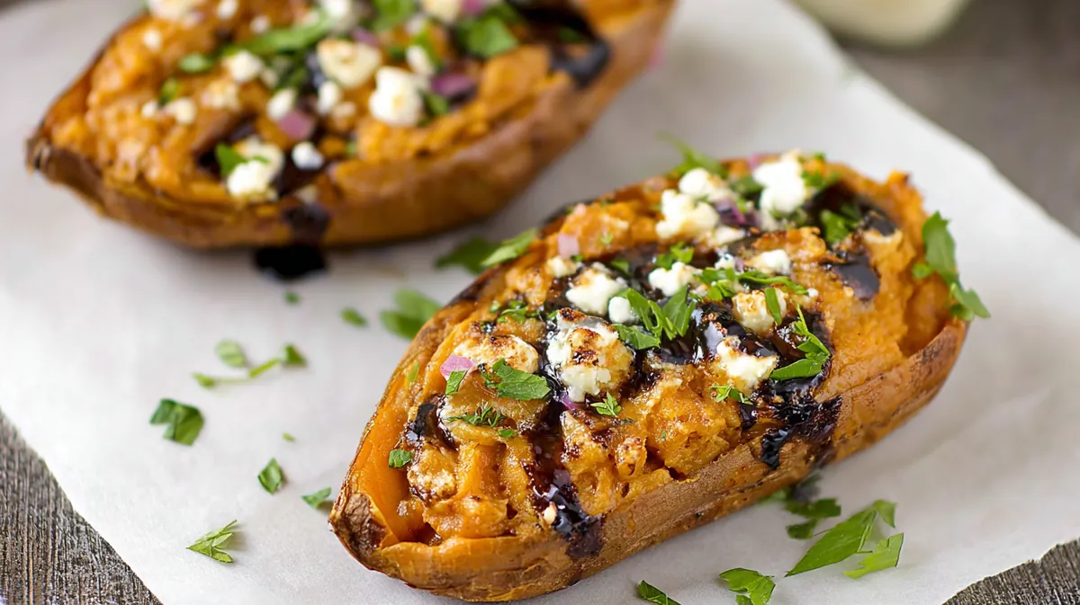 Cheese stuffed sweet potato cozy snack