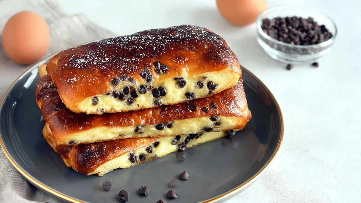 Chocolate Chip Vanilla Custard Brioche