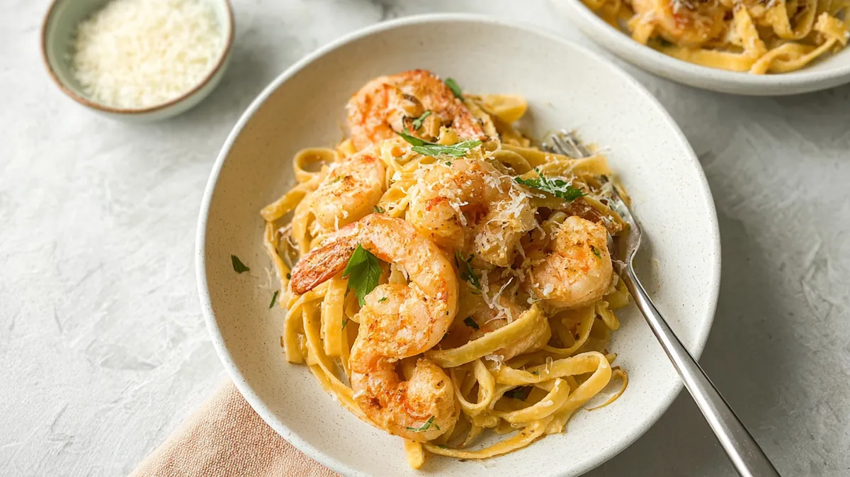 Classic Shrimp Fettuccine