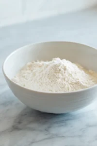 Combine the flour, sugar, baking powder, and salt in a mixing bowl