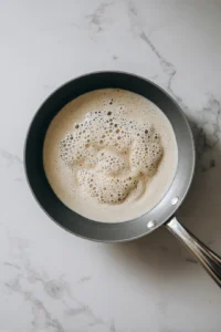 Cook pancakes in a skillet
