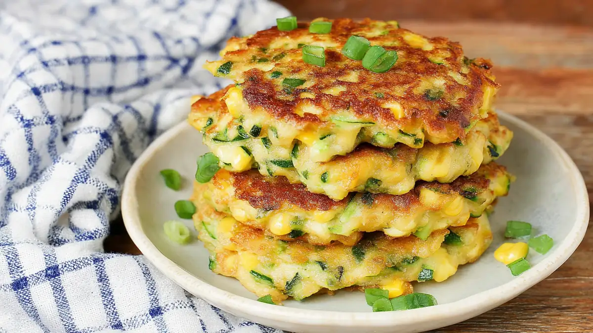 Corn Zucchini Fritters