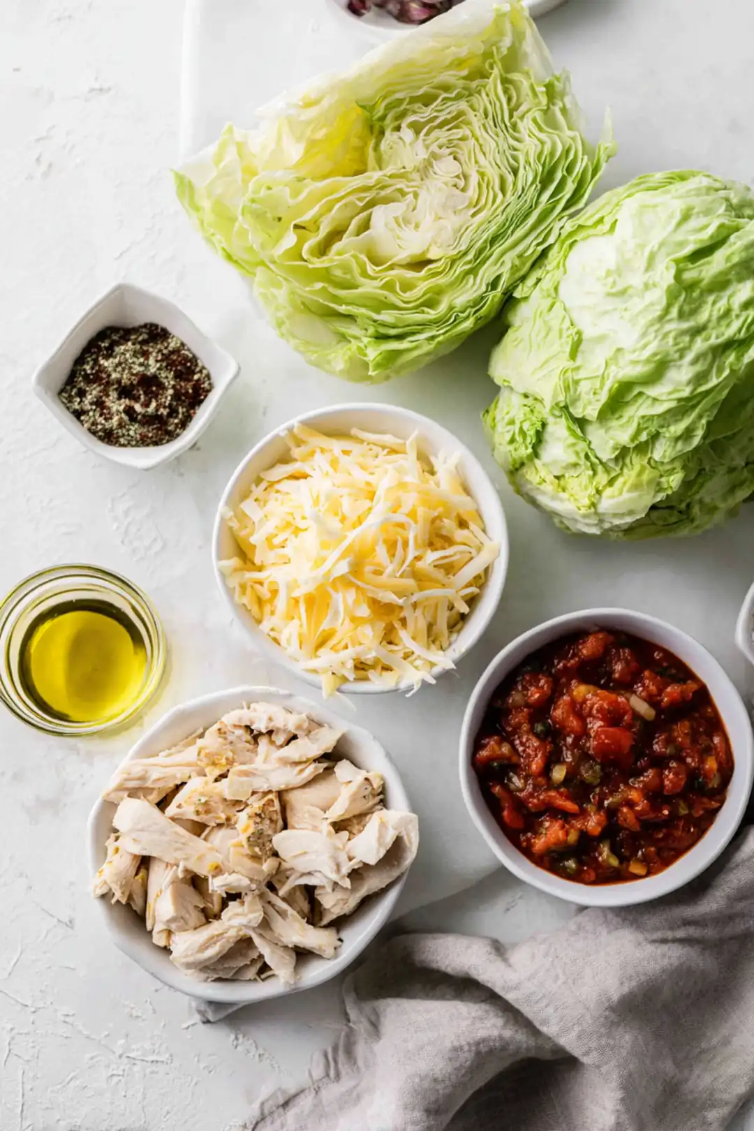 Crispy Cabbage Taco Wraps - Low Carb ingredients