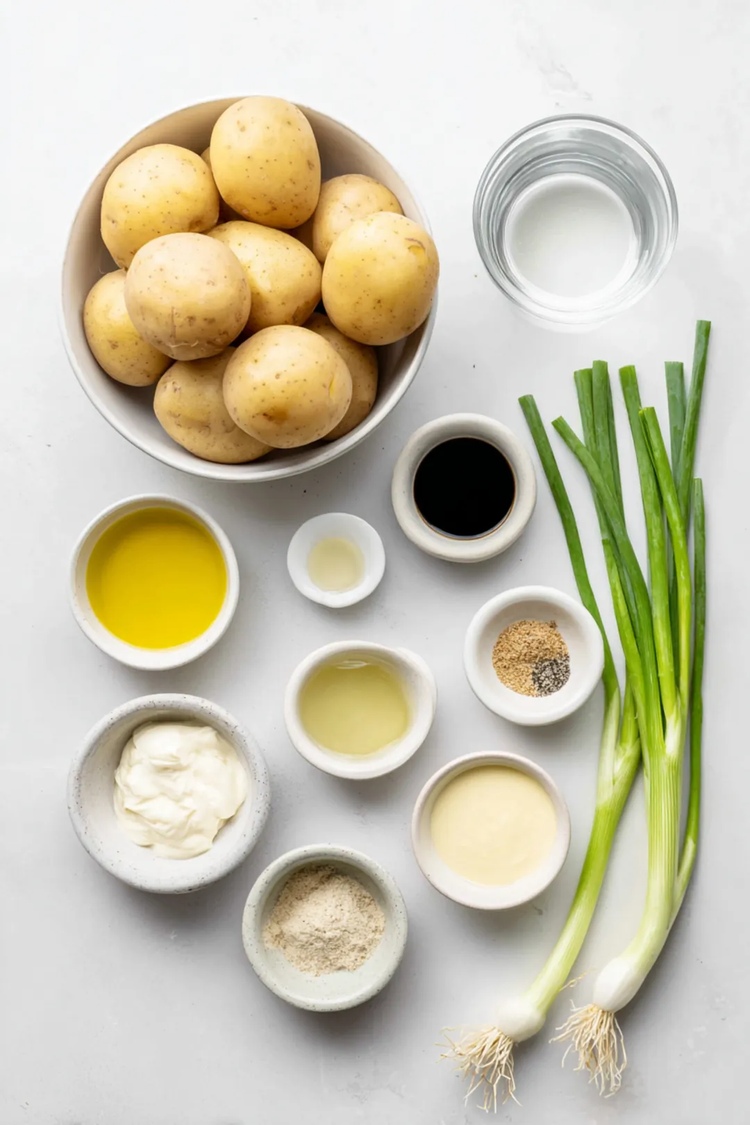 Crispy Potato Salad - Vegan Twist - ingredients