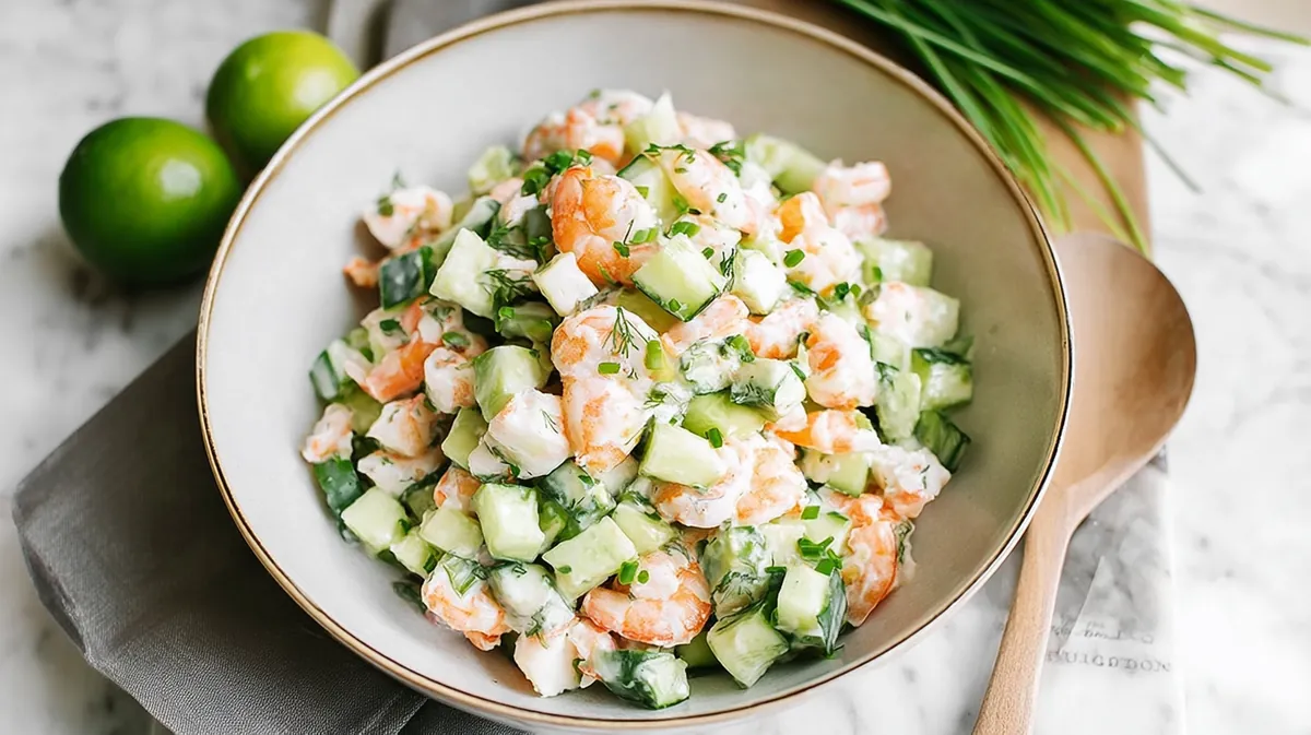 Cucumber Shrimp Salad