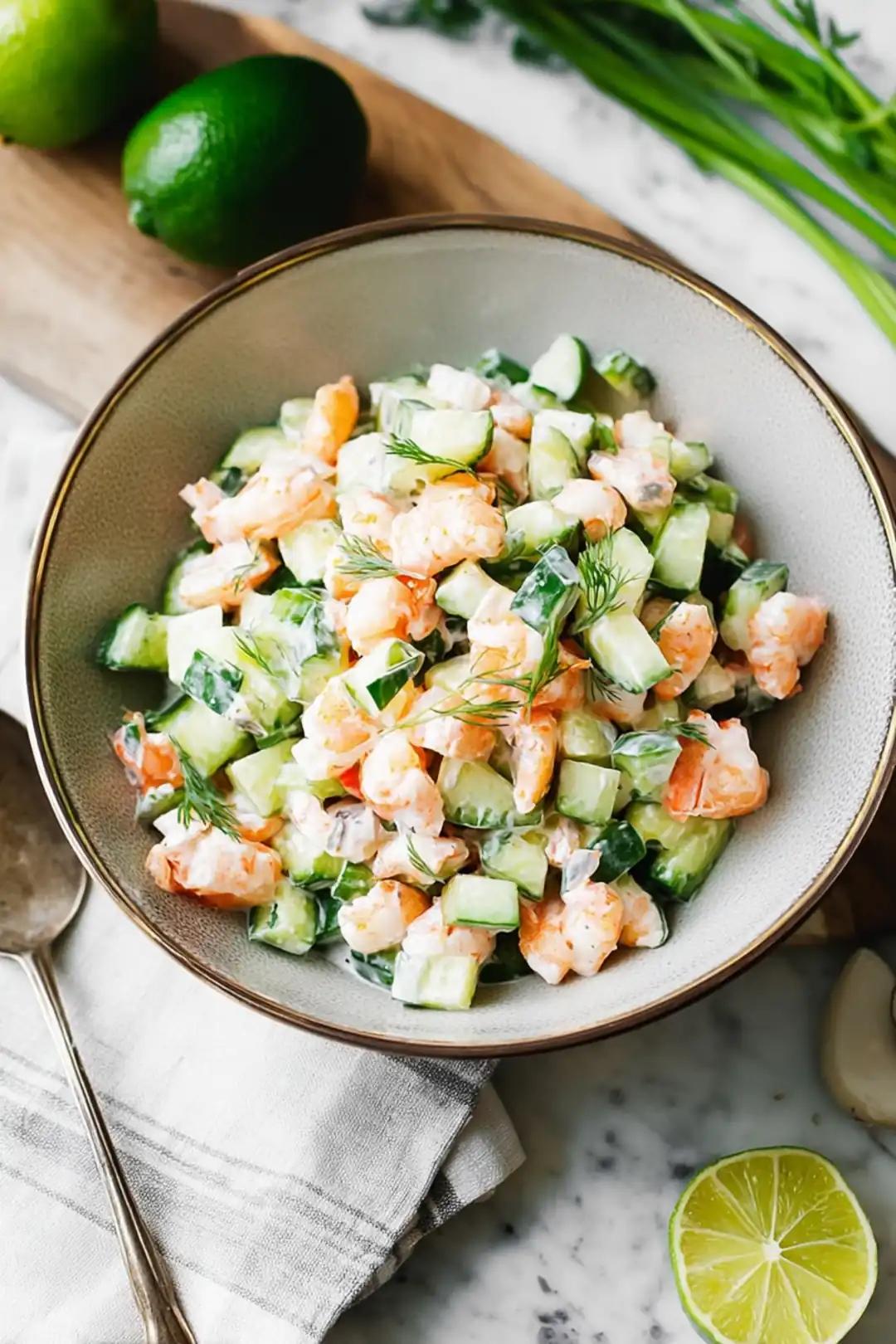 Cucumber Shrimp Salad