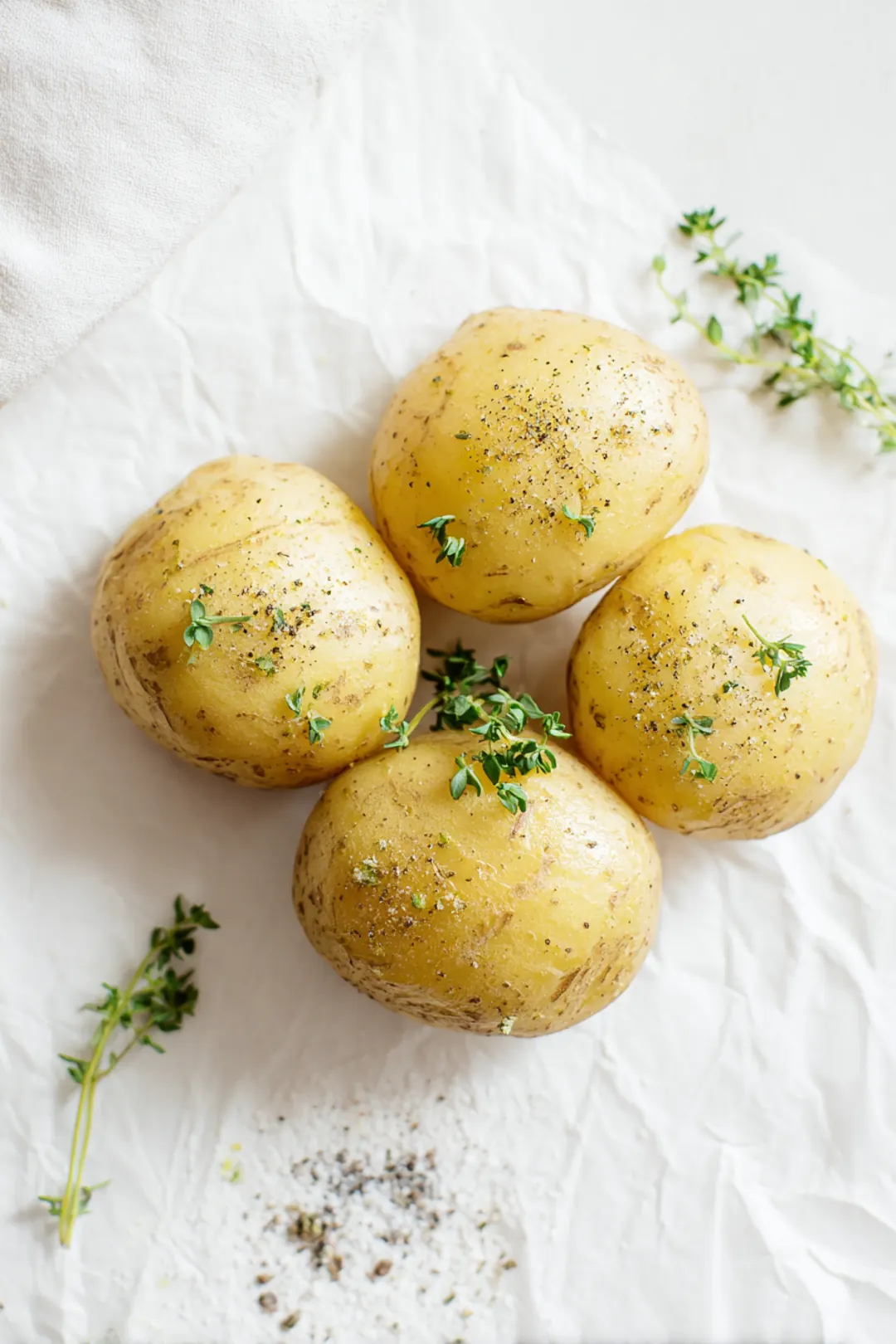 Duck Fat Roasted Jacket Potatoes - ingredients