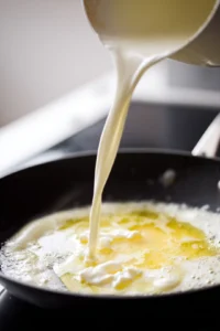 Fold in the shrimp and cook until they turn pink and opaque