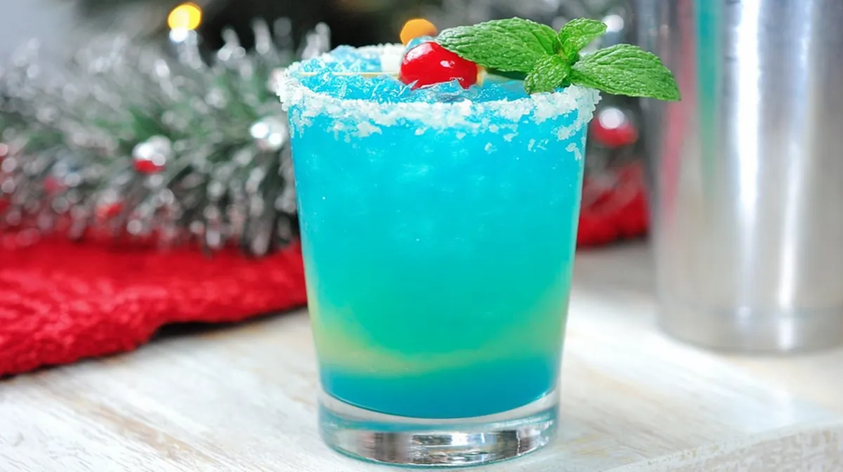 Glacier Inspired Subzero Blue Cocktails