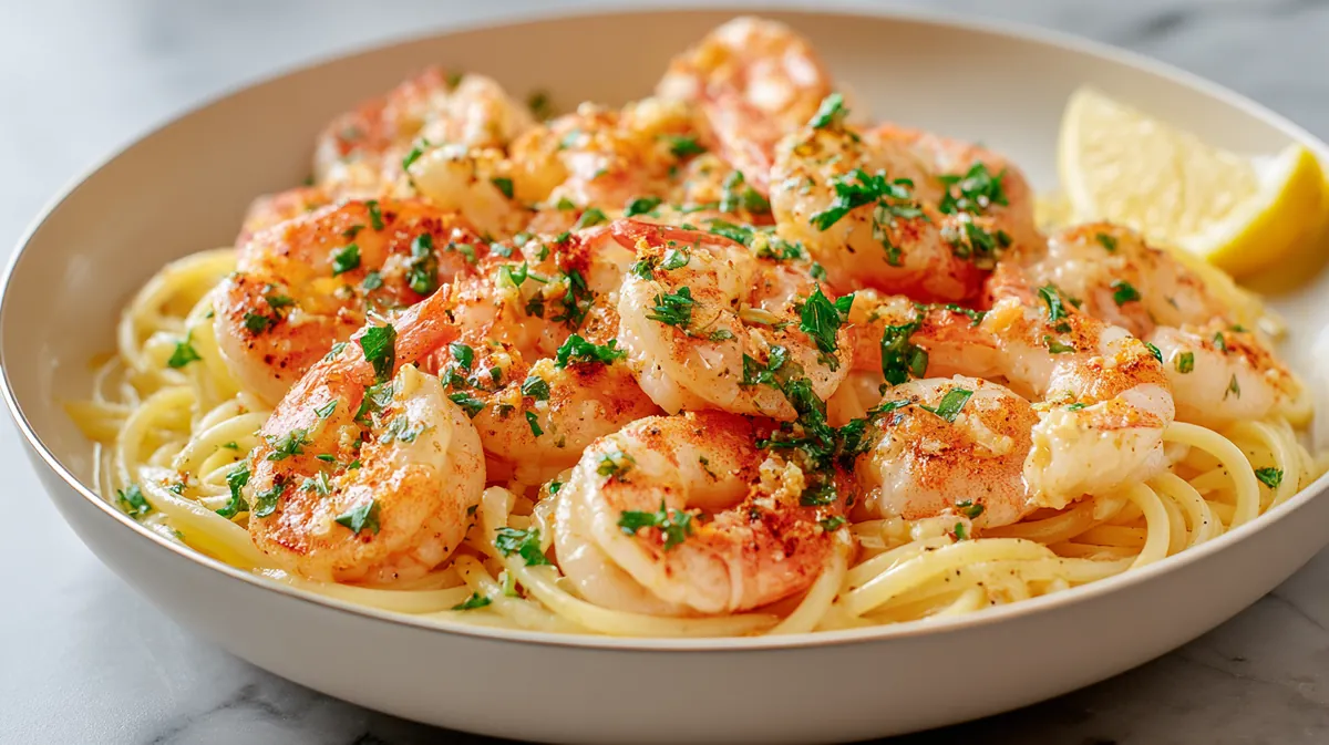 Gordon Ramsay Shrimp Scampi