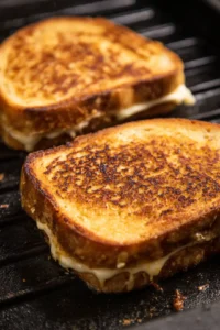 Grill each sandwich for about 3-4 minutes until golden brown and the cheese is melted