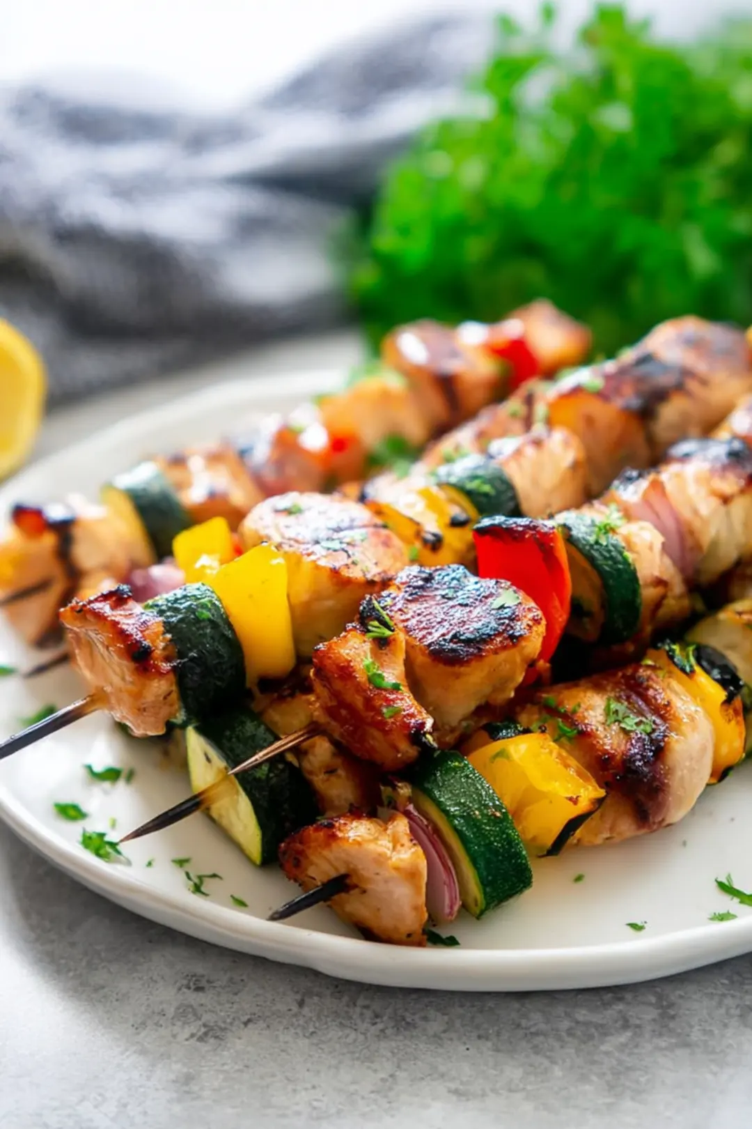 Grilled Chicken Kabobs
