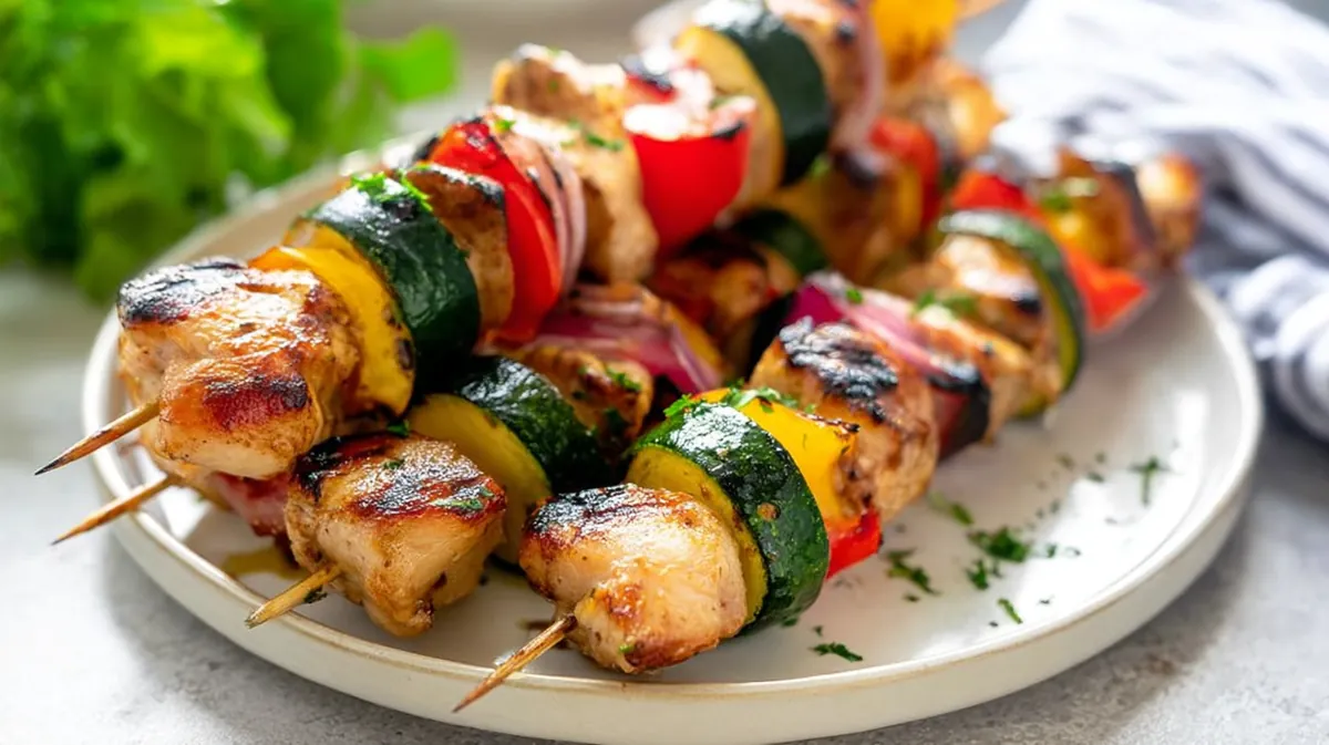 Grilled Chicken Kabobs