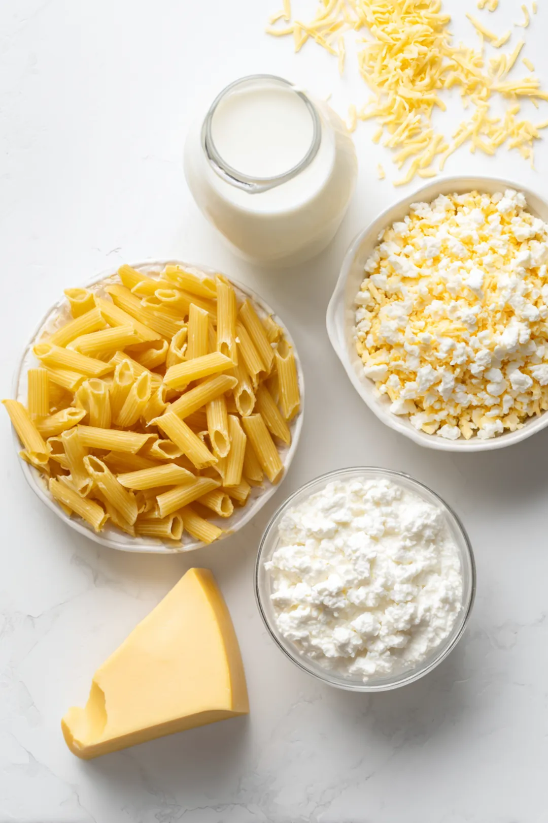 High Protein Mac and Cheese - ingredients