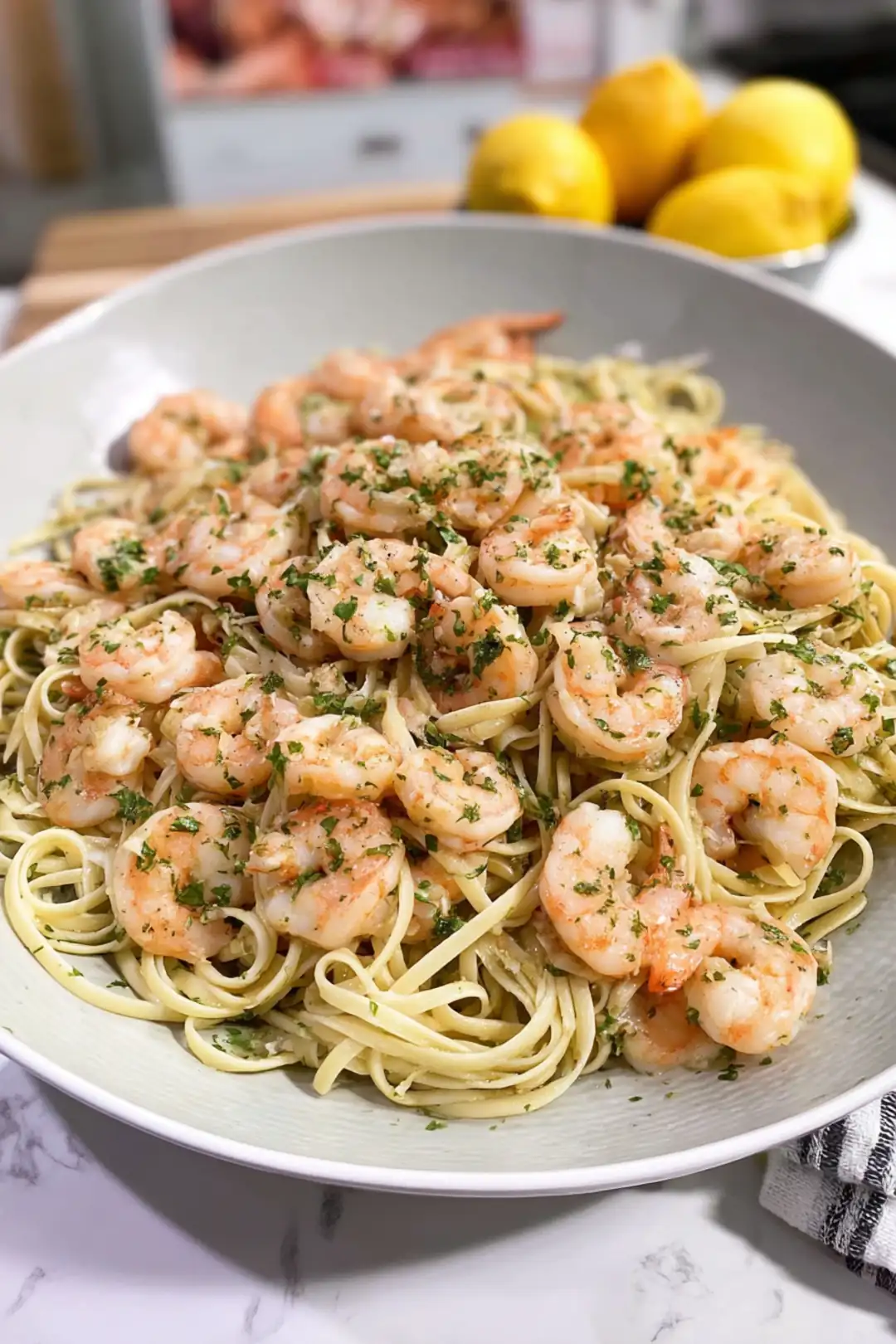 Ina Garten linguine with shrimp scampi