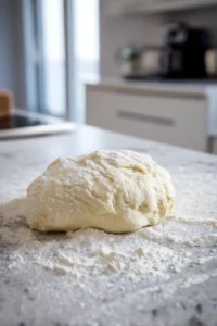 Knead the dough until smooth and elastic and let it rise until doubled in size