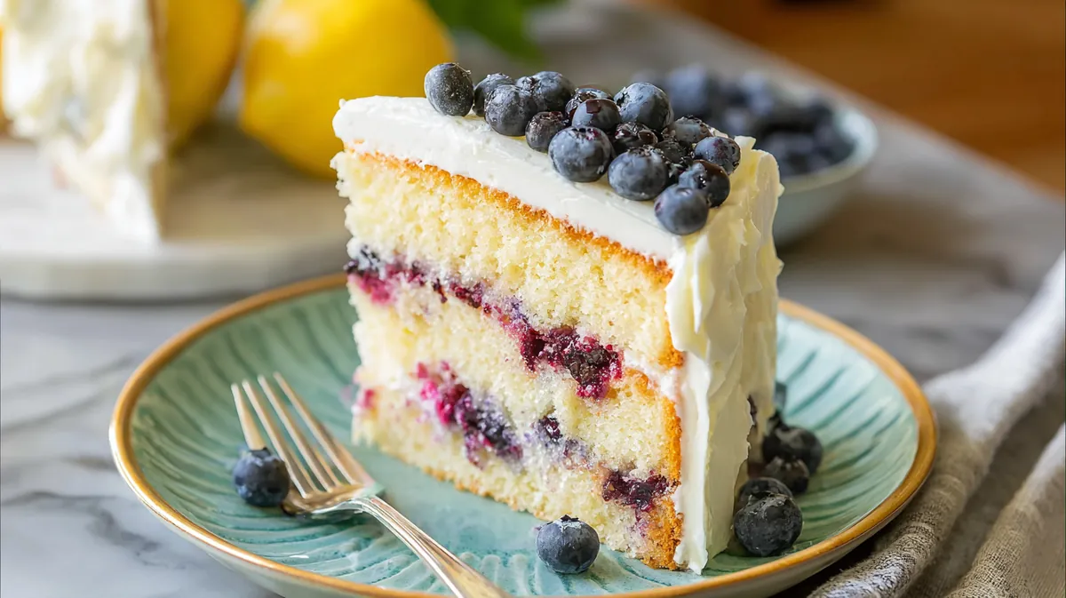 Lemon Blueberry cake