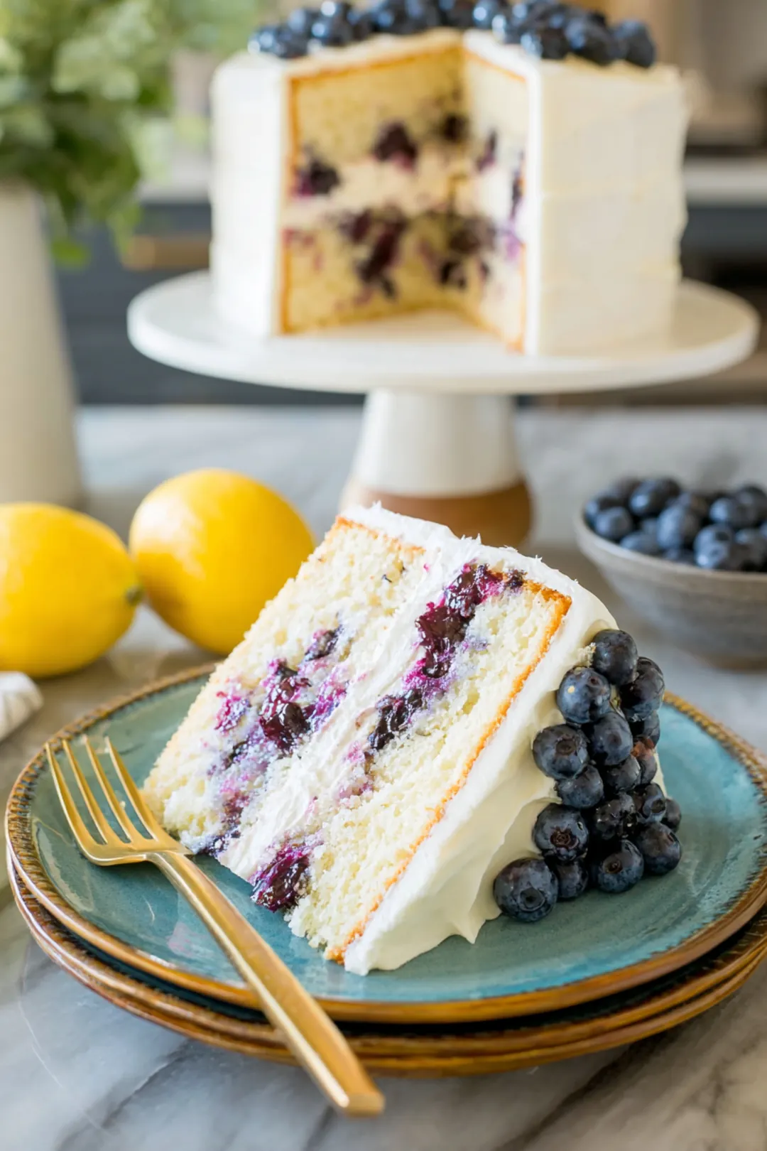 Lemon Blueberry cake