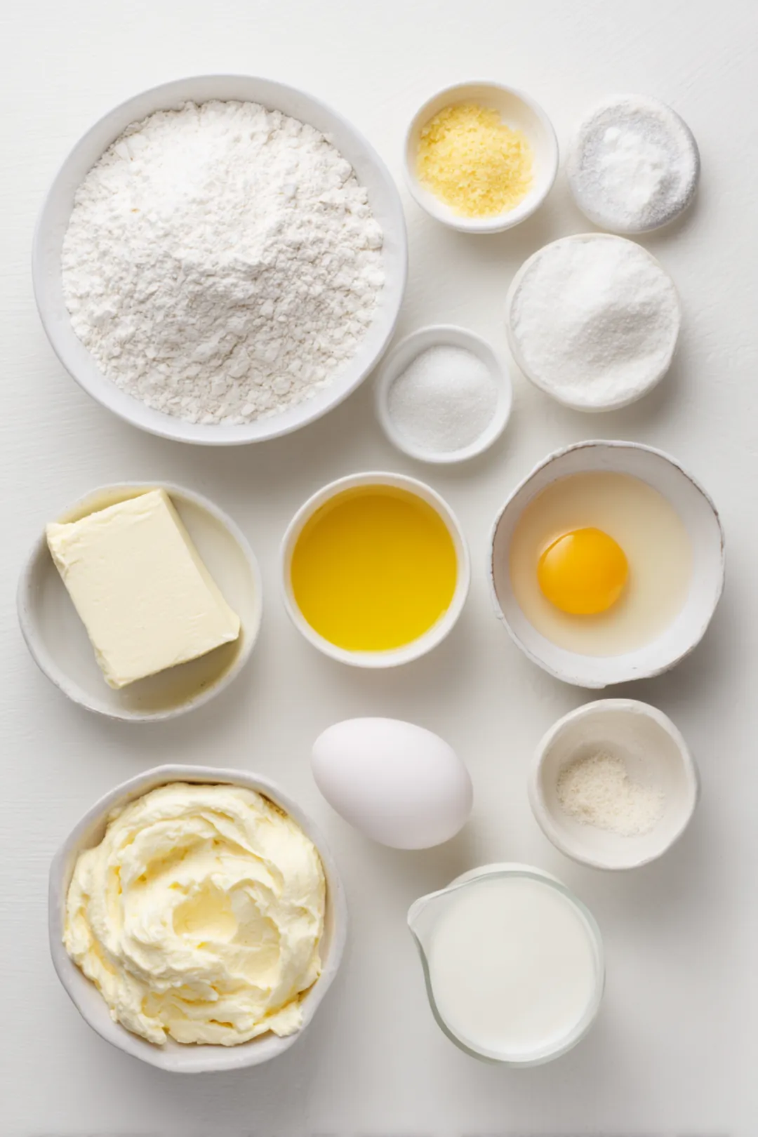 Lemon Cream Cheese Muffins ingredients