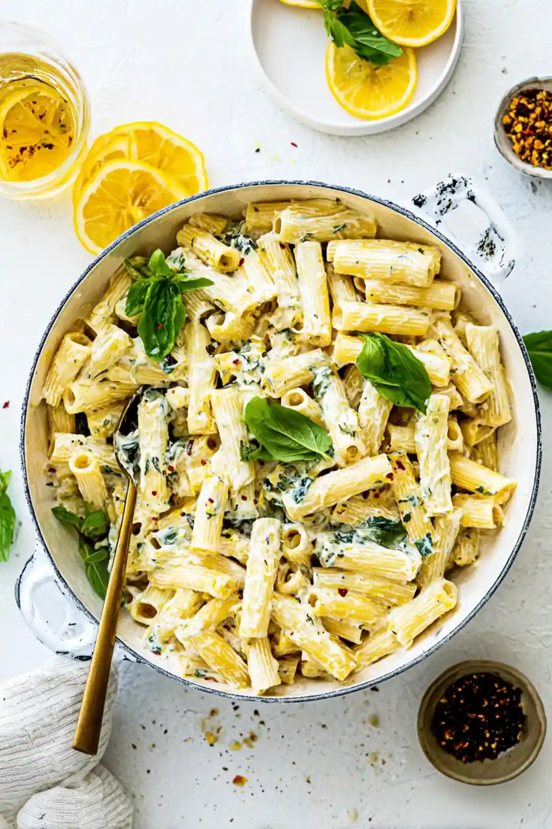 Lemon ricotta pasta