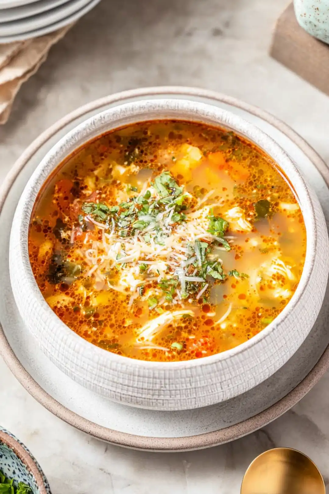 Mediterranean Chicken Soup