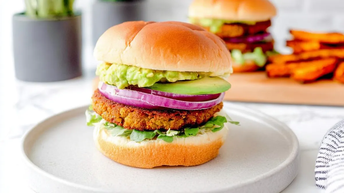 Mediterranean Chickpea Burger
