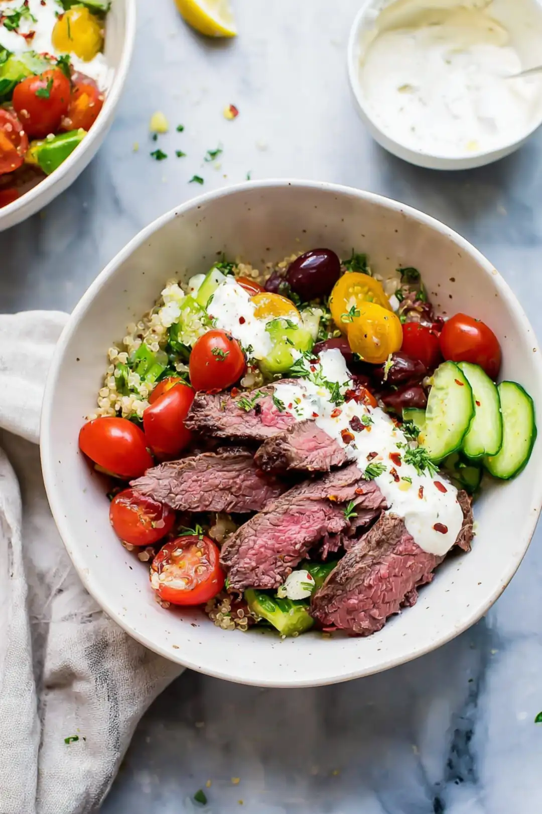 Mediterranean Steak Bowl