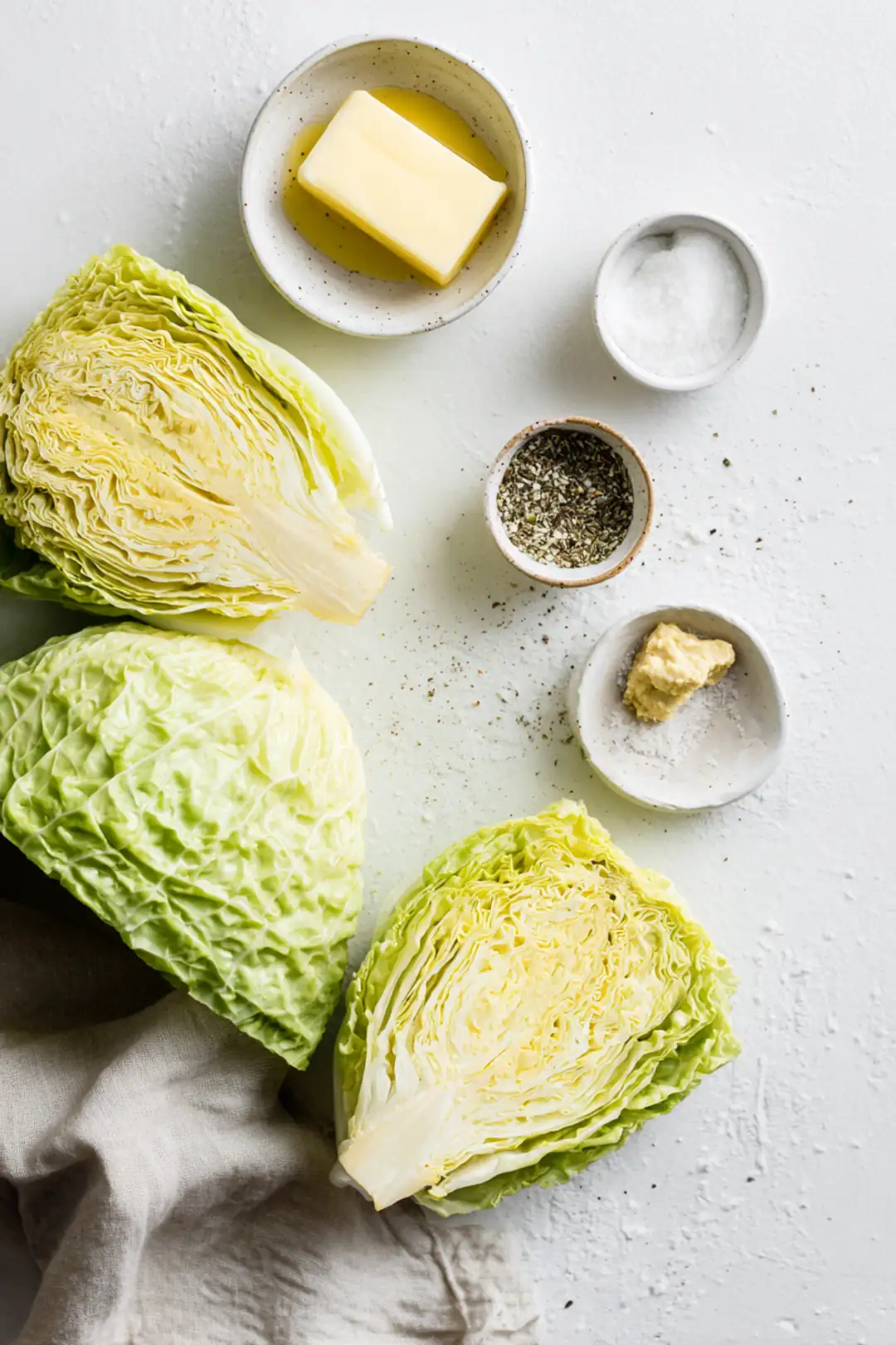 miso butter braised cabbage hearts ingredients