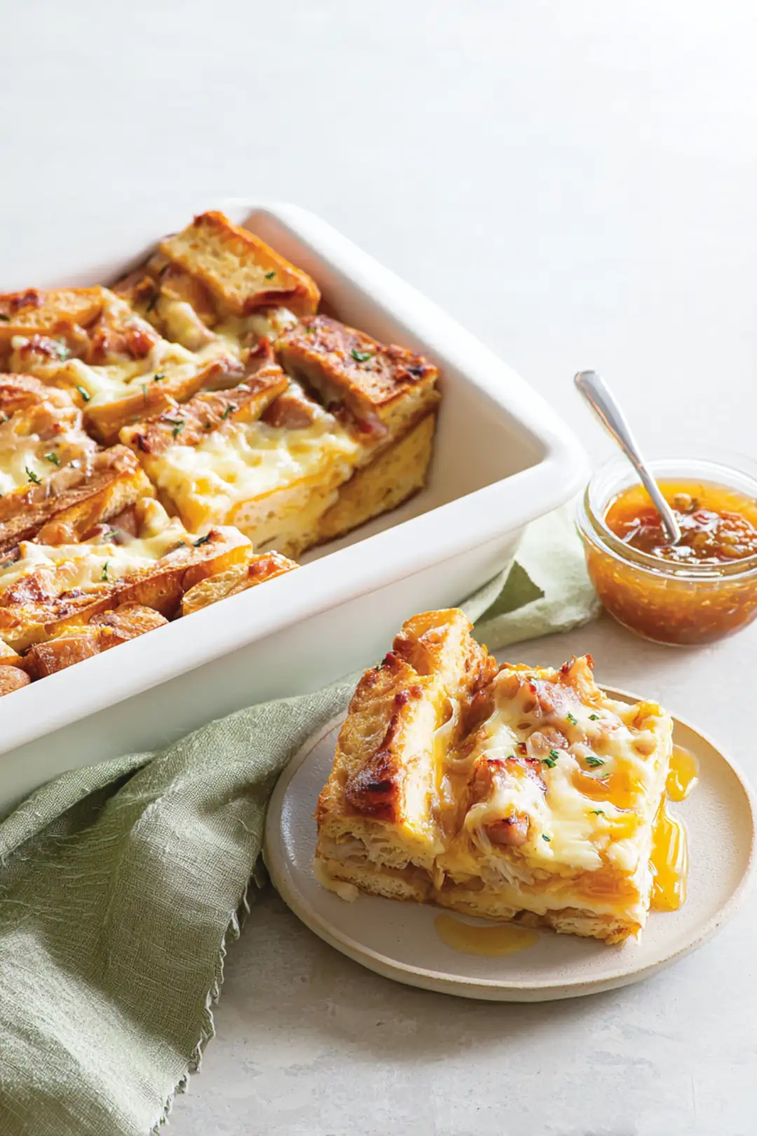 Monte Cristo Breakfast Casserole