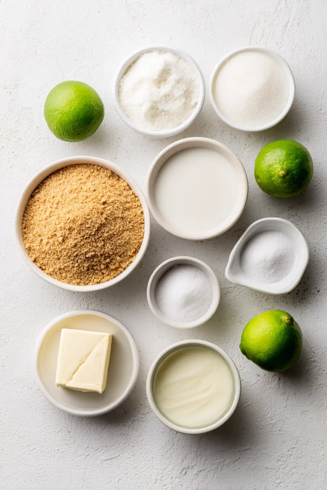 No Bake Key Lime Pie - ingredients