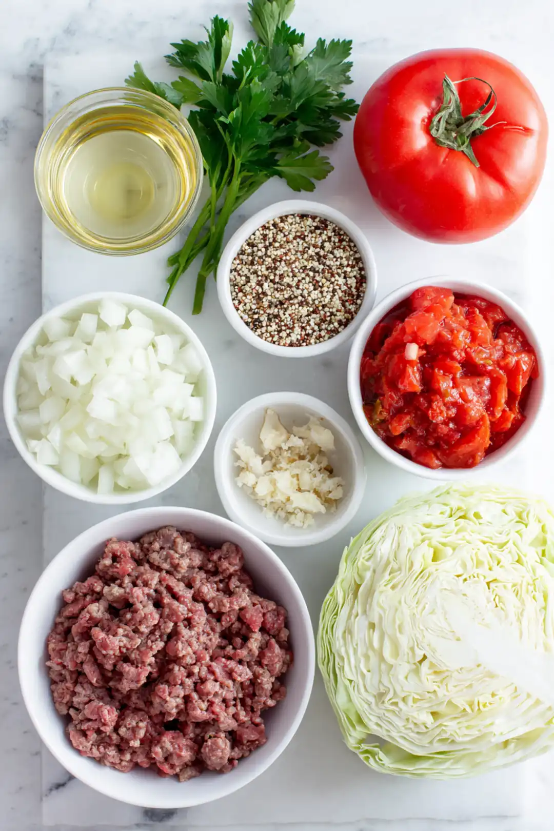 One-Pot High-Protein Golumpki Soup - ingredients