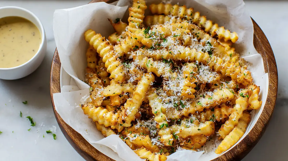 Organic crinkle cut fries