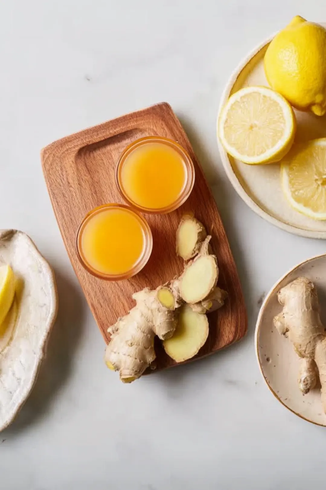 Prebiotic Ginger Lemon Turmeric Shots