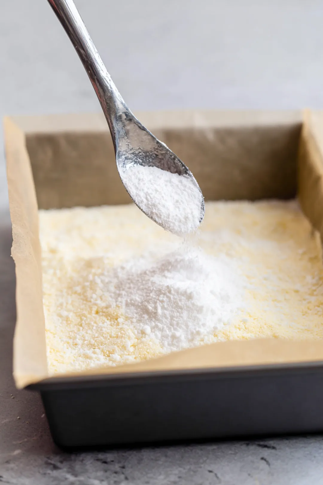 Preheat the oven to 350 degrees Fahrenheit and prepare a baking dish