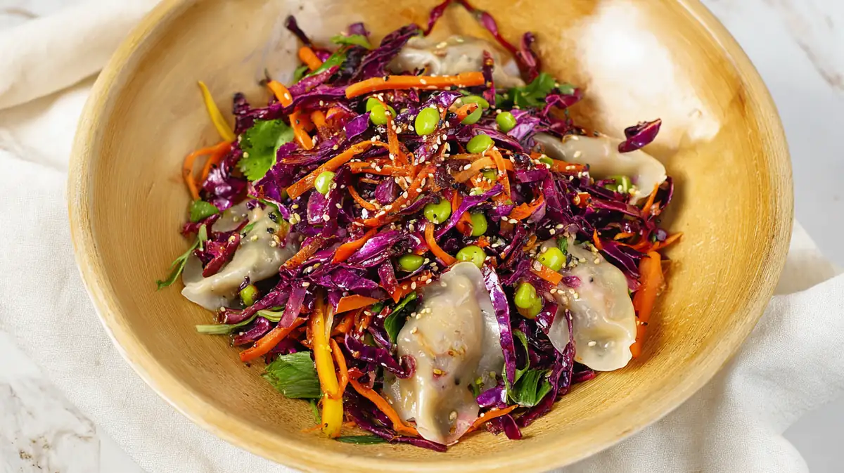 Purple Cabbage Chaos Salad with Miso