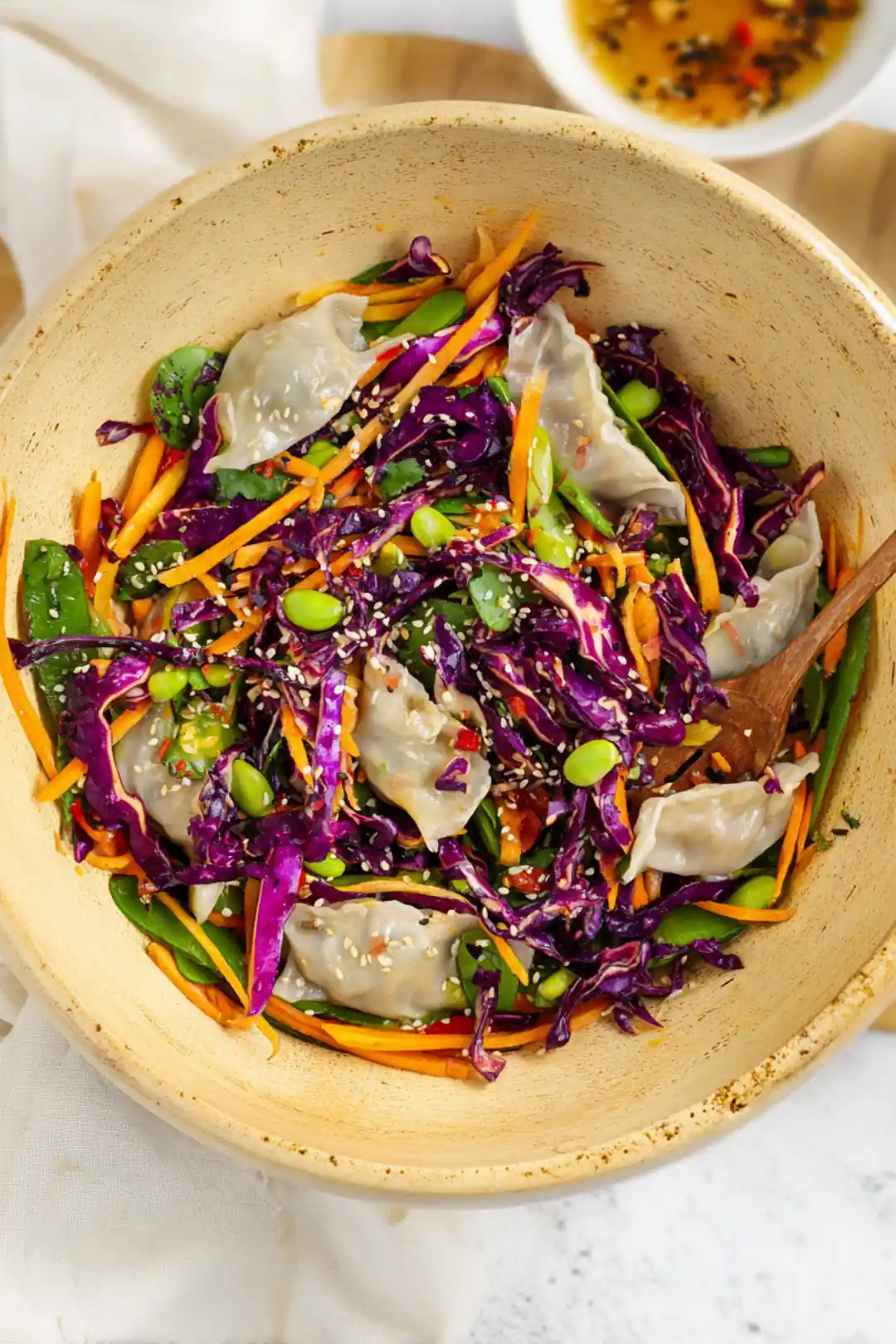 Purple Cabbage Chaos Salad with Miso