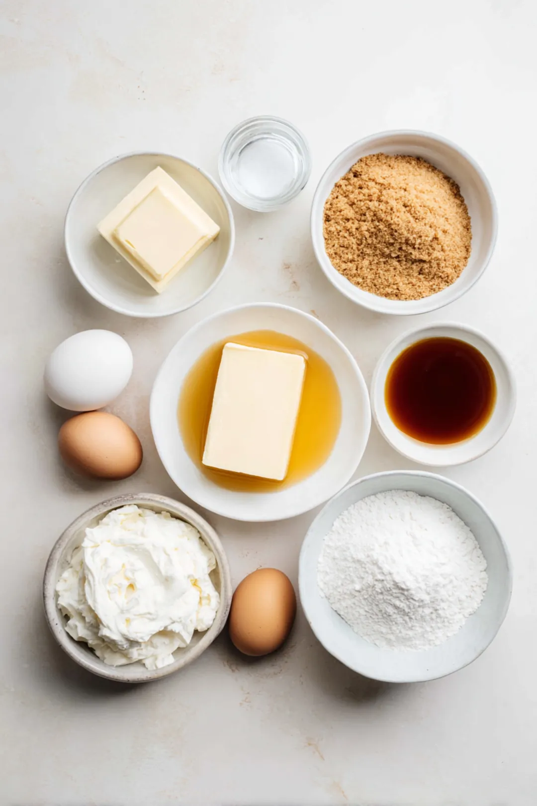 Salted caramel apple pie cheesecake - ingredients