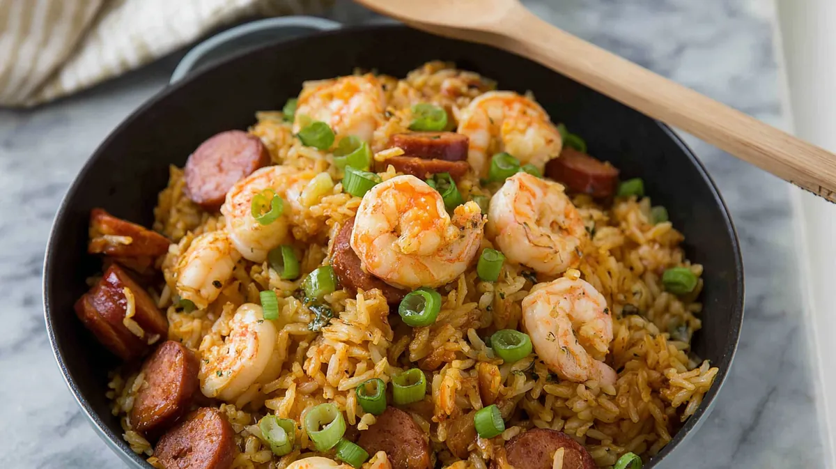 Shrimp sausage dirty rice recipe