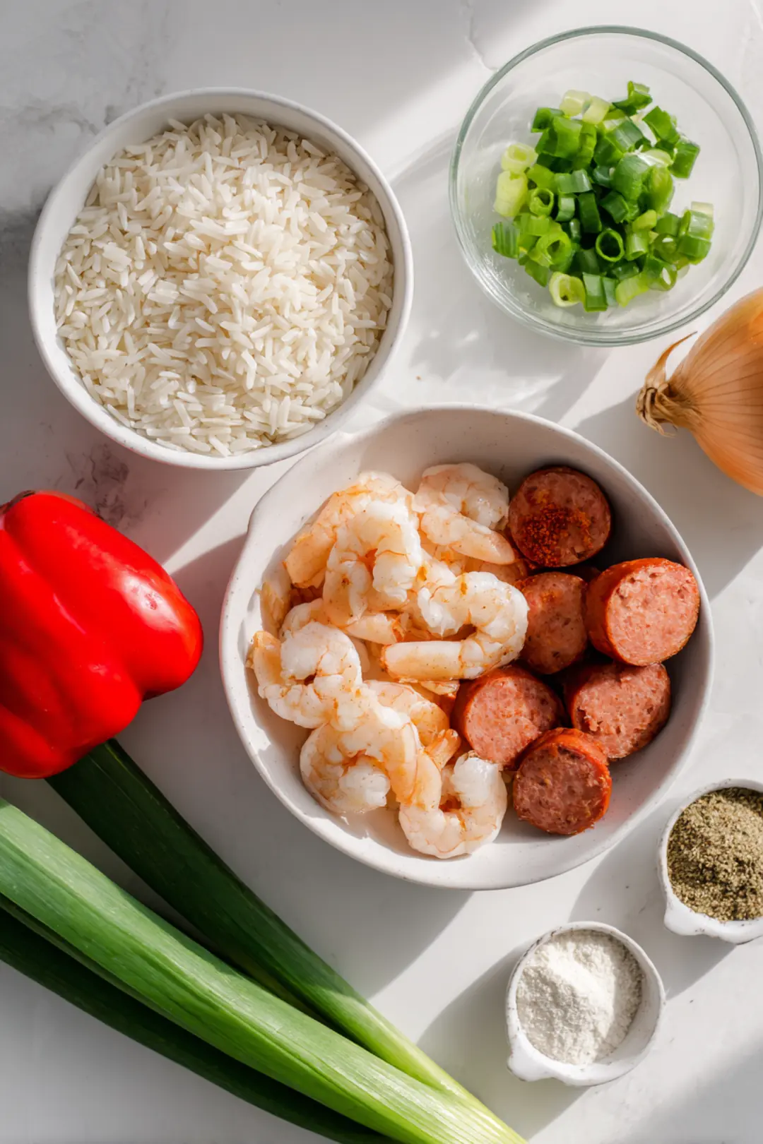 Shrimp sausage dirty rice recipe ingredients