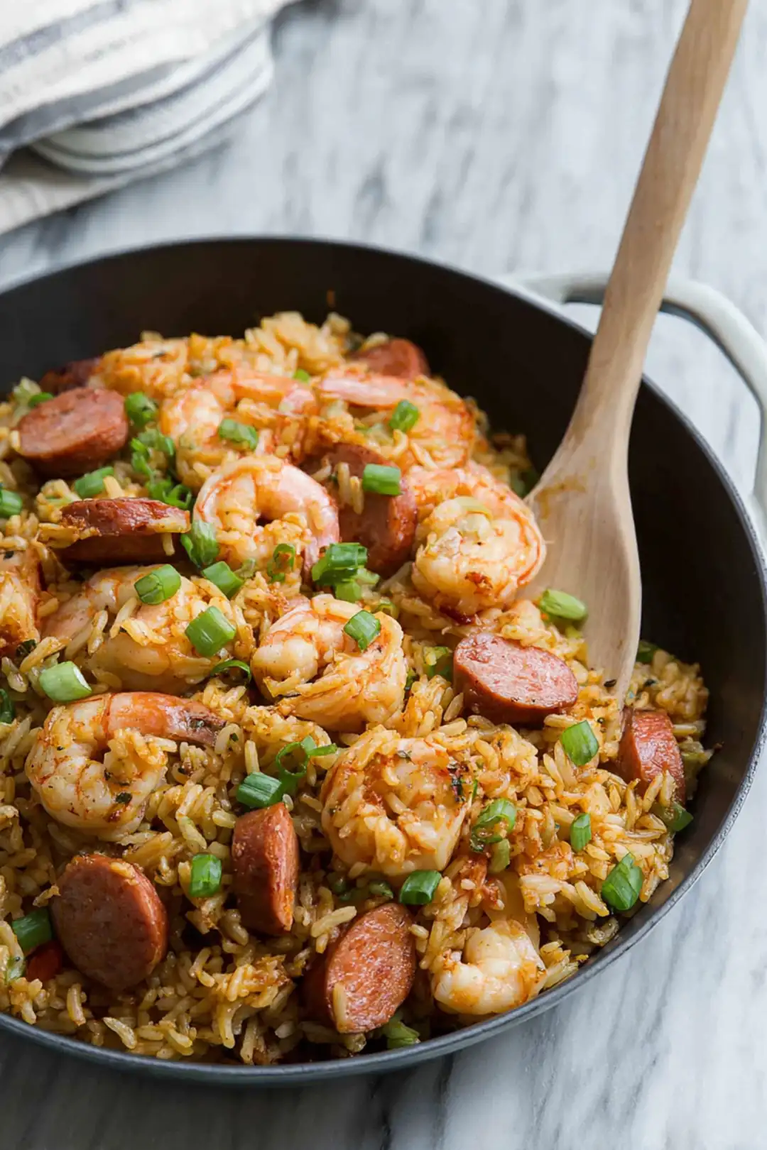 Shrimp sausage dirty rice recipe
