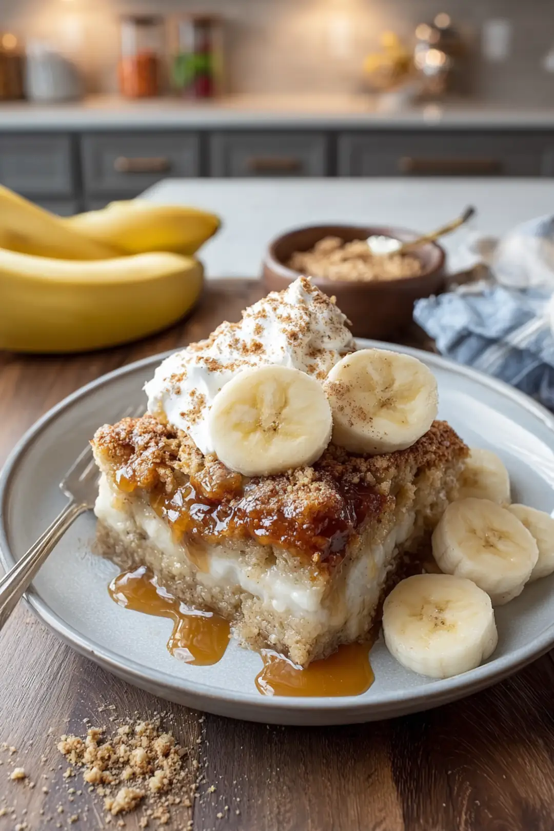 Southern banana cobbler