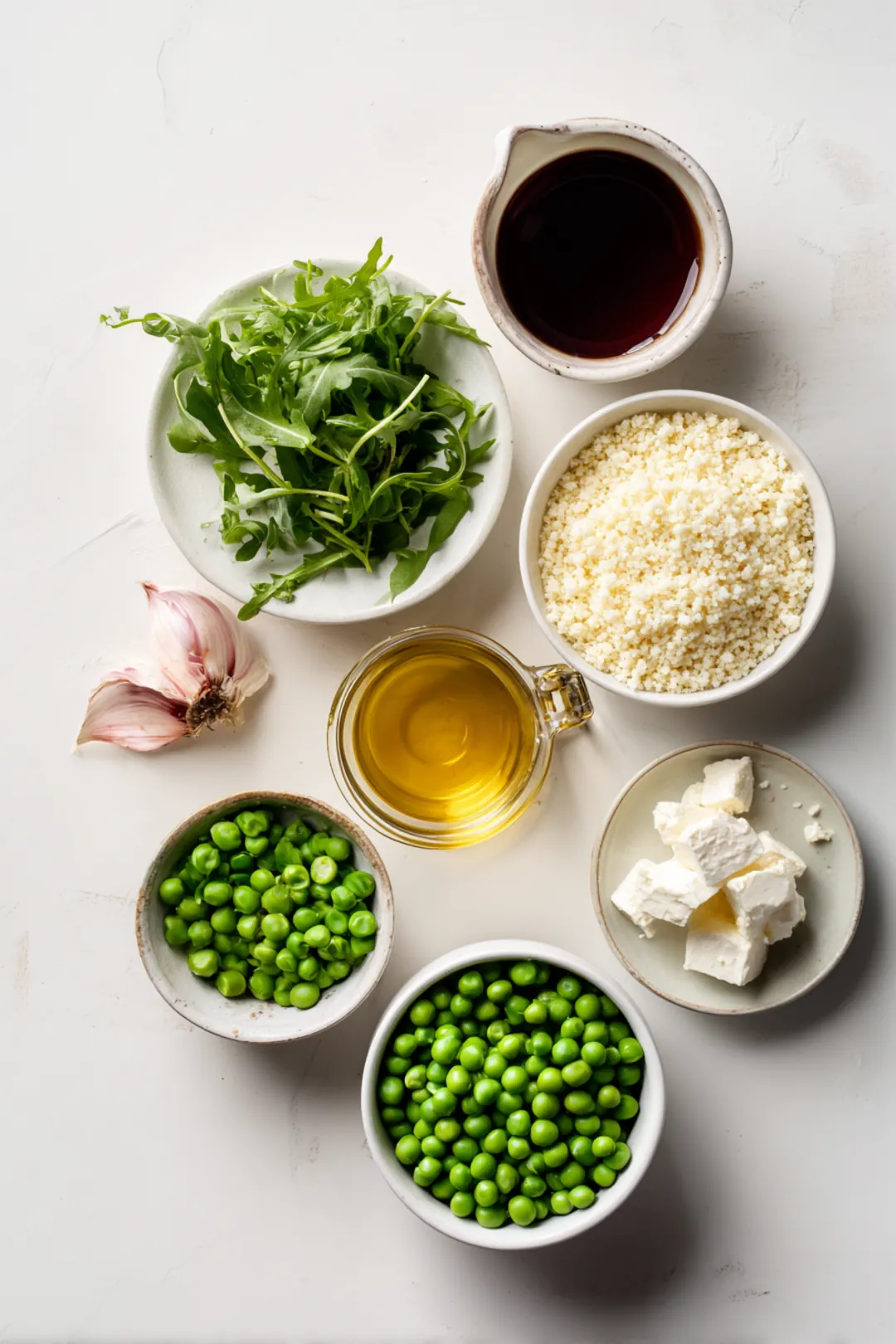 Sping couscous salad ingredients