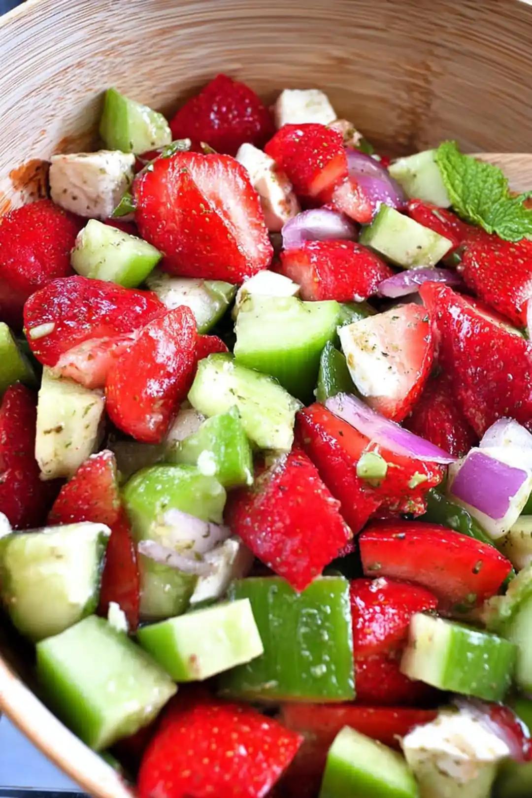Strawberry Cucumber Salad