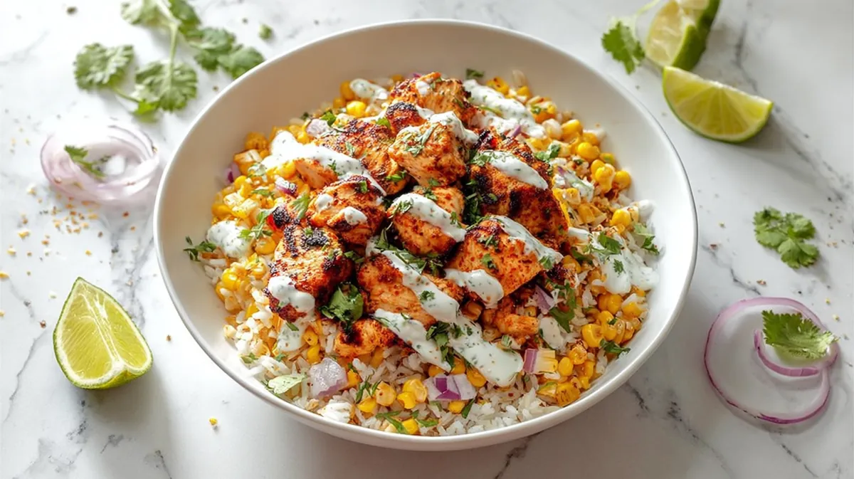 Street Corn Chicken Bowl