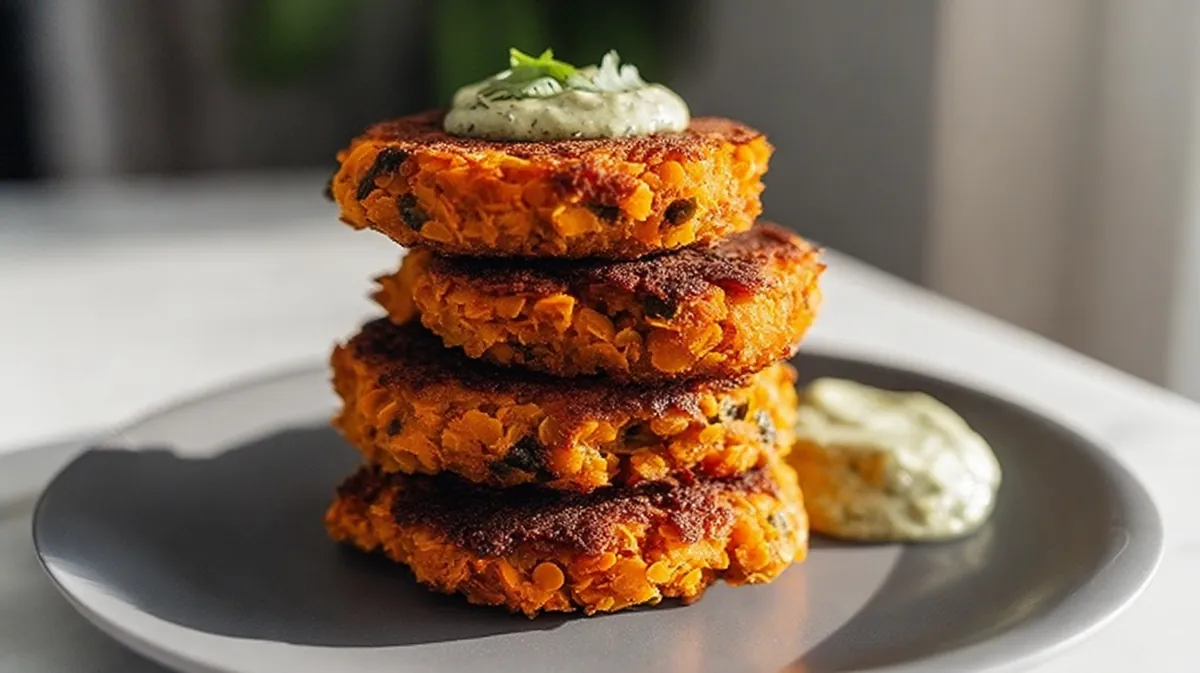 Sweet Potato & Red Lentil Patties