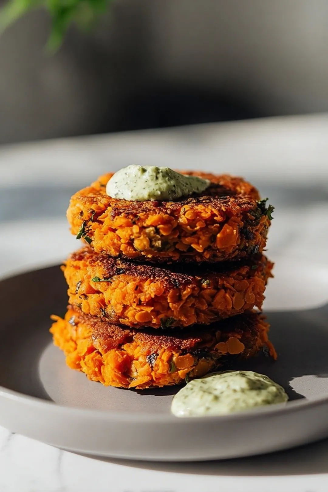Sweet Potato & Red Lentil Patties