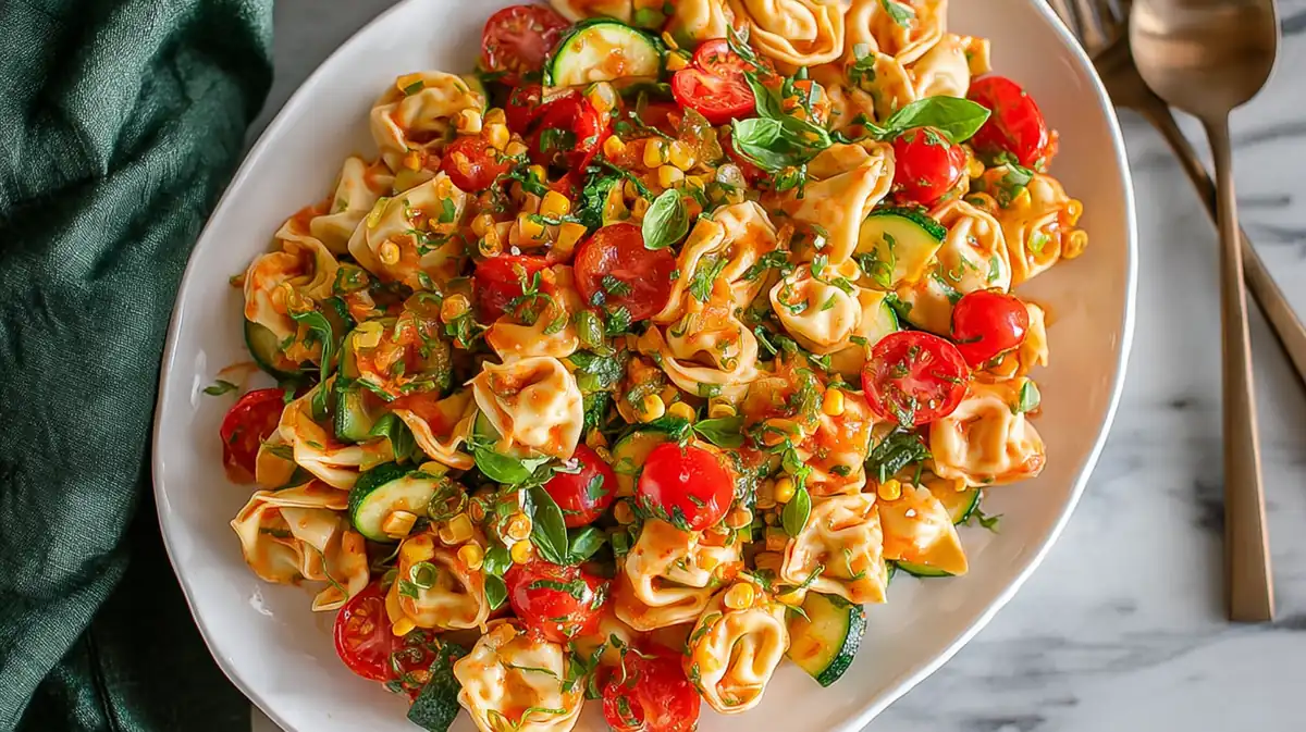 Tortellini with Summer Veggies