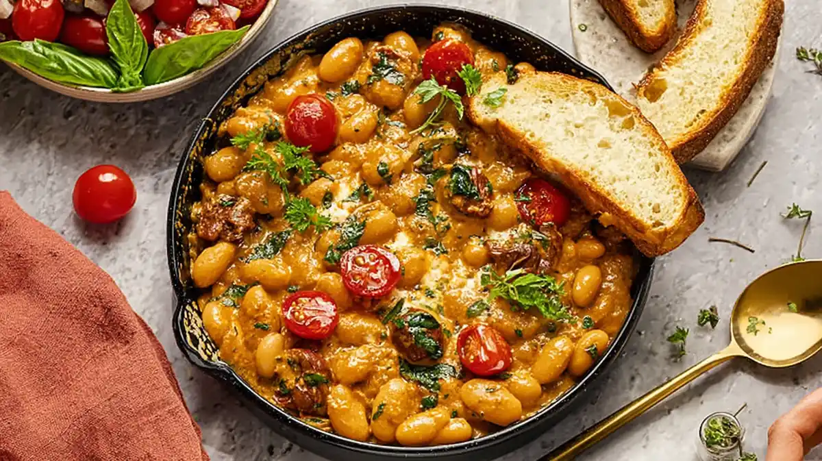 Tuscan marry me butter beans