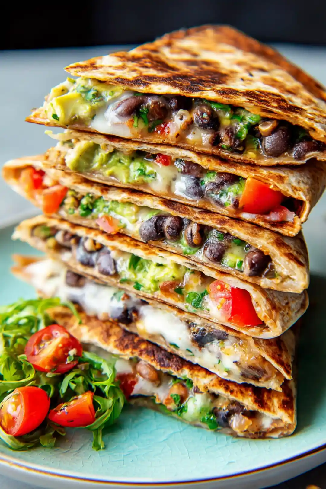 Vegan Black Bean Quesadillas